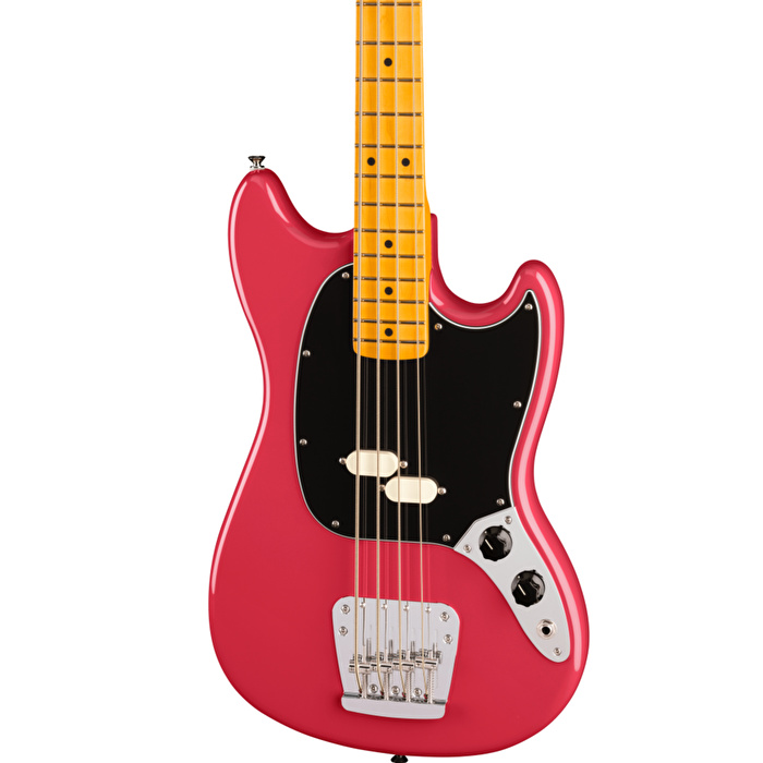 Fender American Professional Classic Mustang Bass Akçaağaç Klavye Faded Dakota Red Bas Gitar